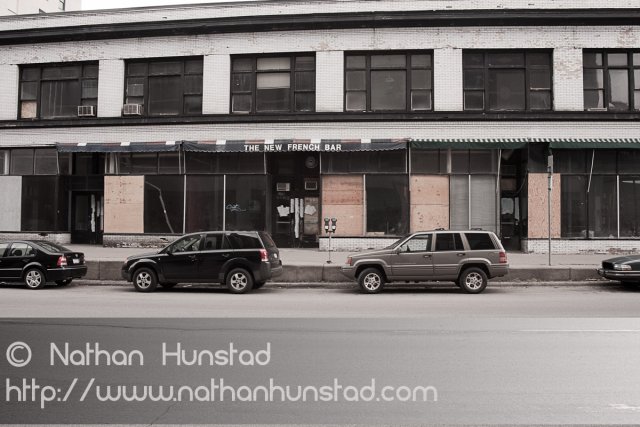 The New French Bar, not looking so new.